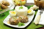 Мясные тефтели с рисом и грибами